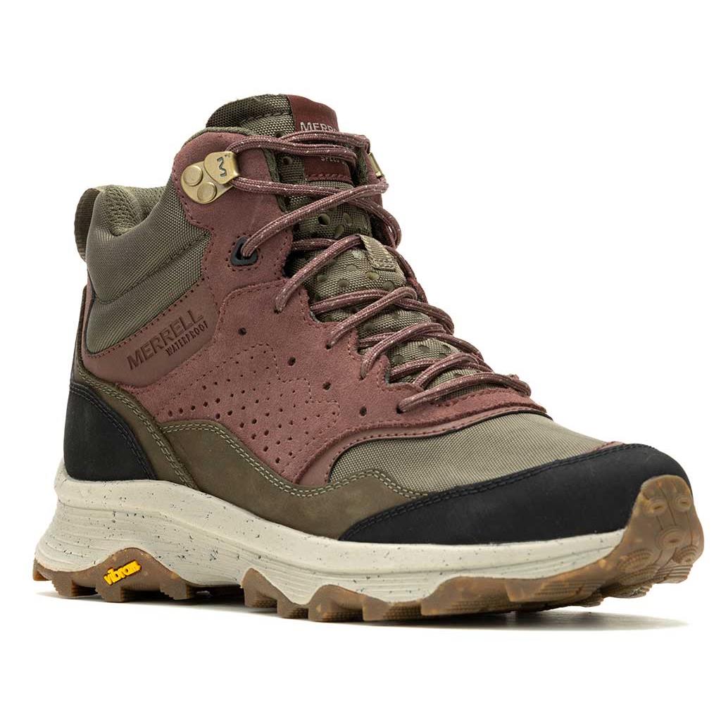 Merrell Women`s Speed Solo Mid WP Olive Marron - Olive Marron