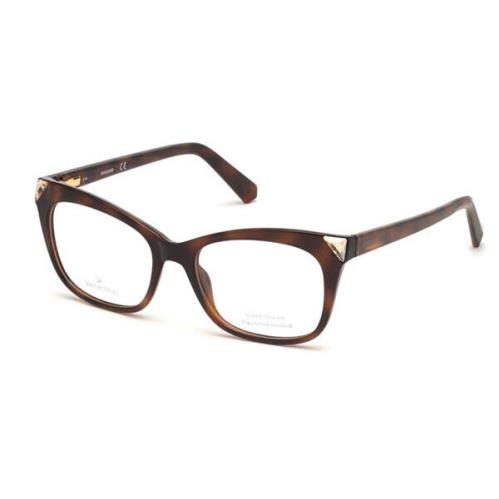 Swarovski SK5292 Dark Havana Eyeglasses