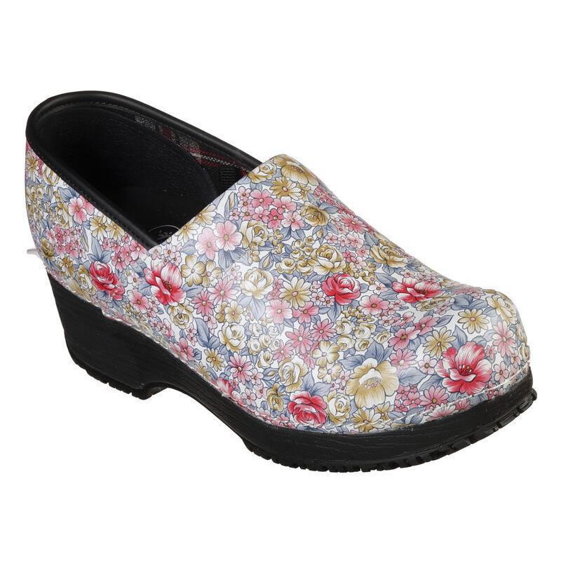 Skechers Women`s Work Clog SR Candaba Slip Resistant Work Shoe Multi Color - Multicolor