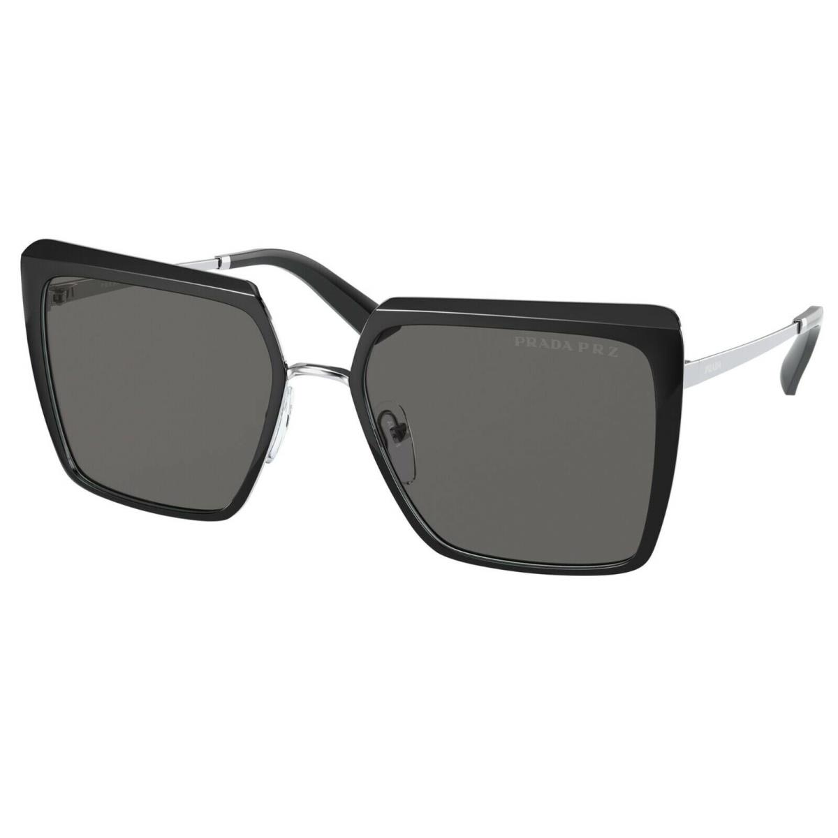 Prada Cin MA PR 58WS Black/grey Polarized 1AB-5Z1 Sunglasses