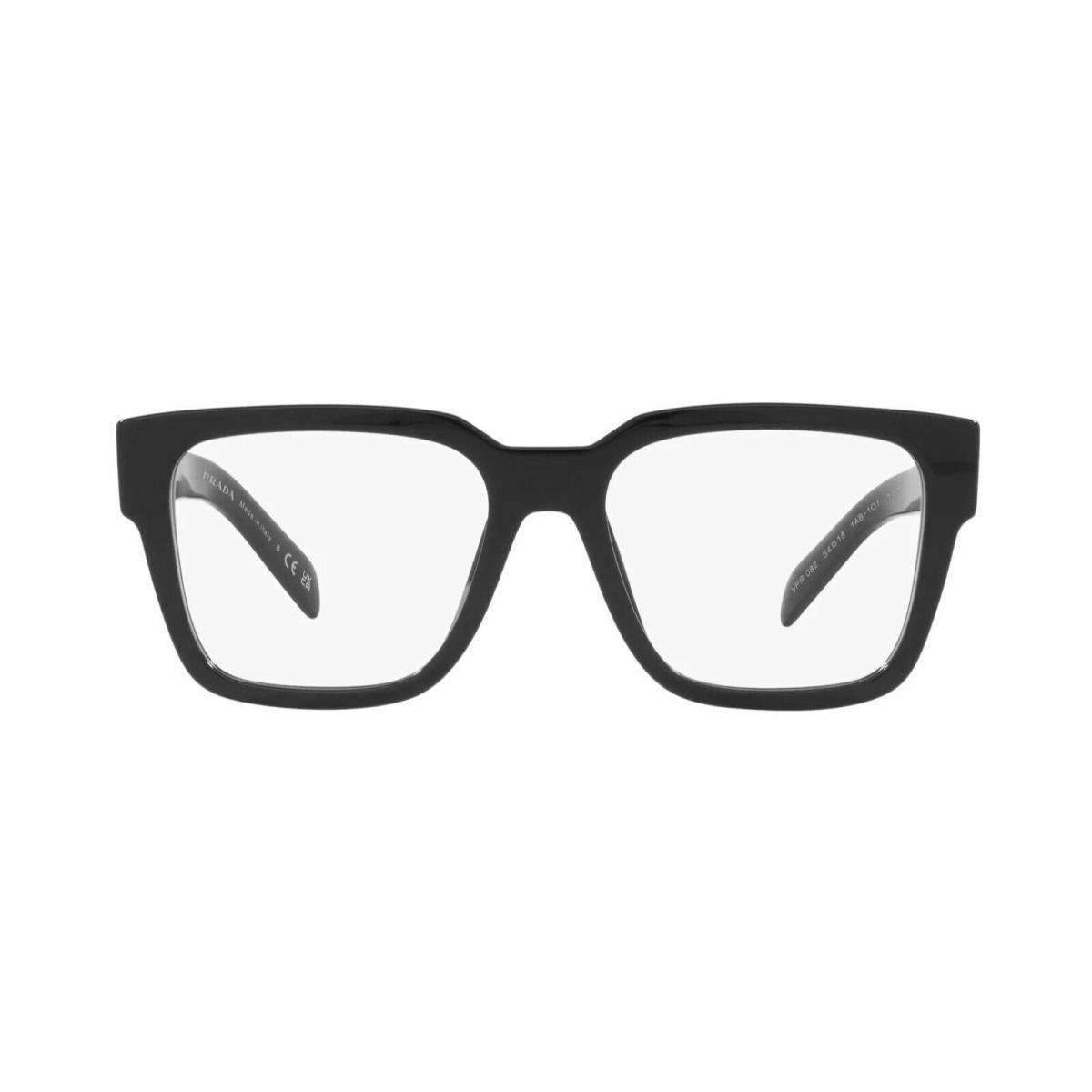 Prada PR 08ZV Black 1AB-1O1 Eyeglasses