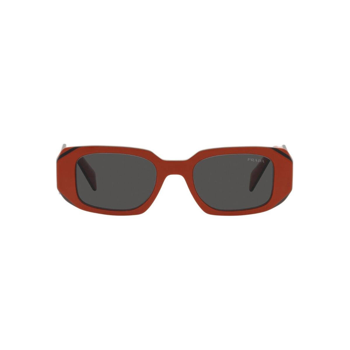 Prada PR 17WS Red Orange/dark Grey 12N-5S0 Sunglasses