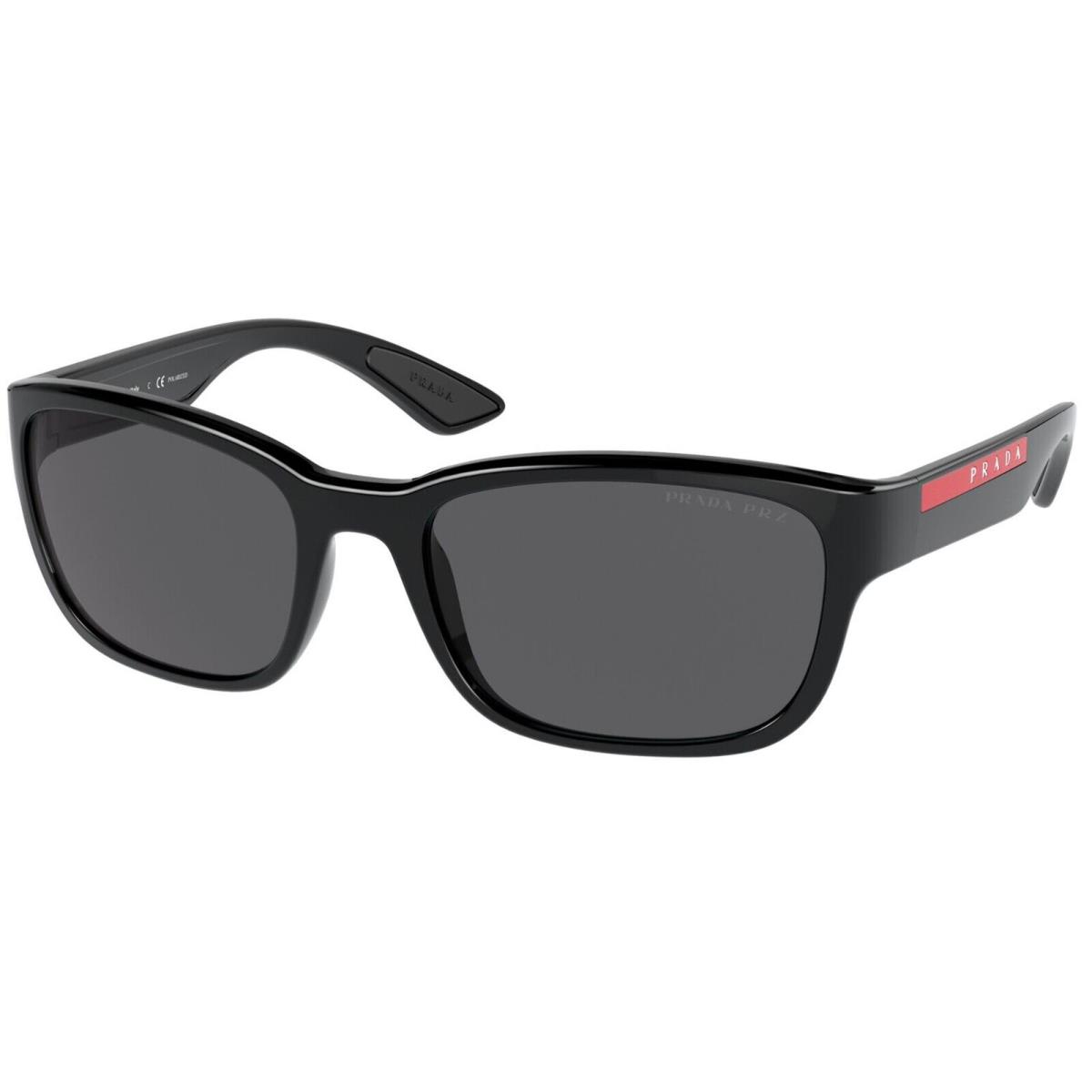 Prada Linea Rossa Sps 05V Black/grey Polarized 1AB-02G Sunglasses
