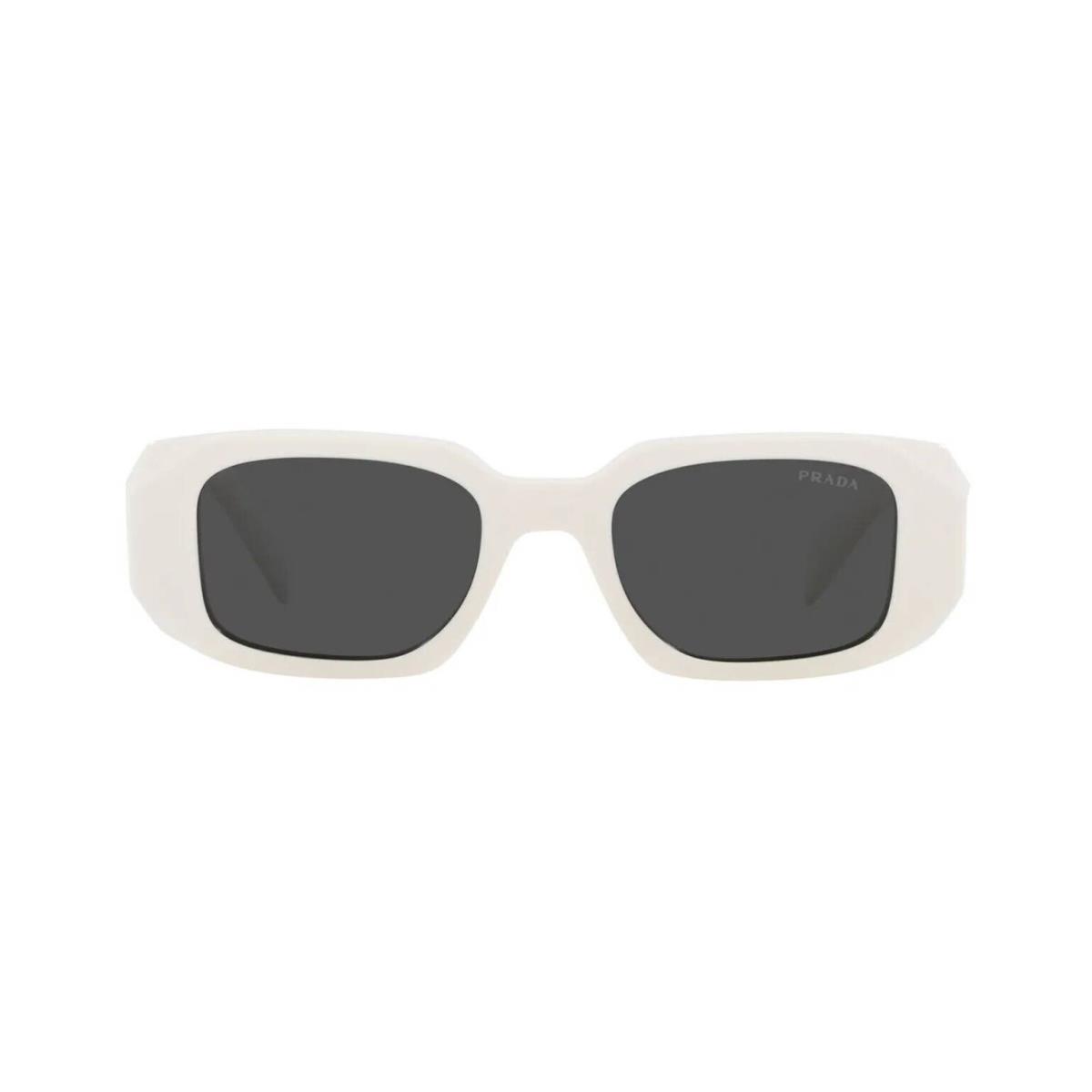 Prada PR 17WS White/dark Grey 142-5S0 Sunglasses