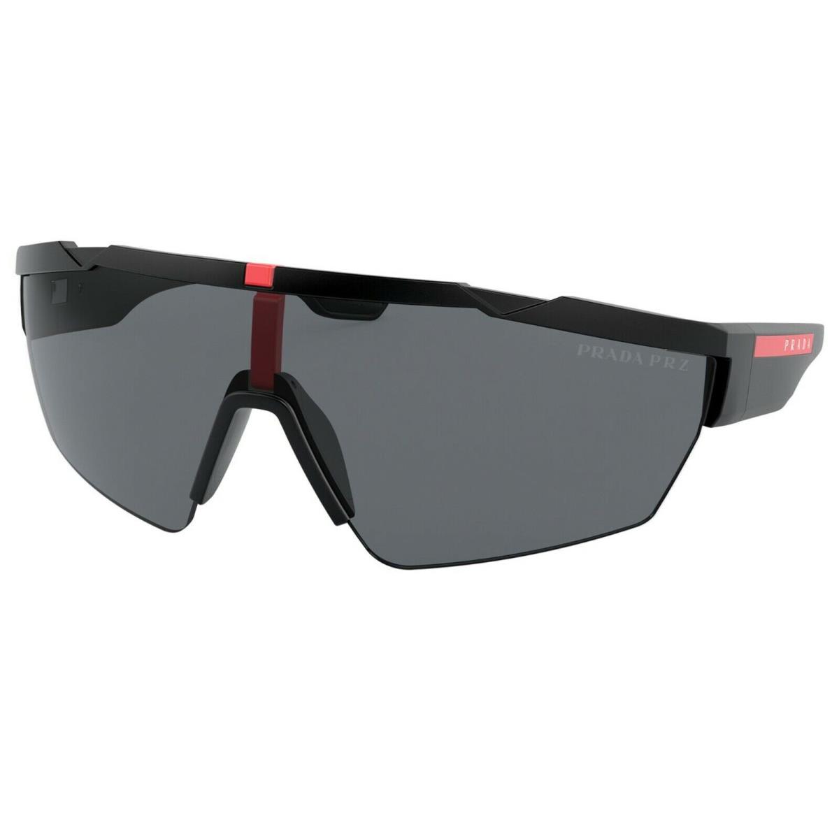 Prada Linea Rossa Sps 03X Black Rubber/grey Polarized DG0-5Z1 Sunglasses