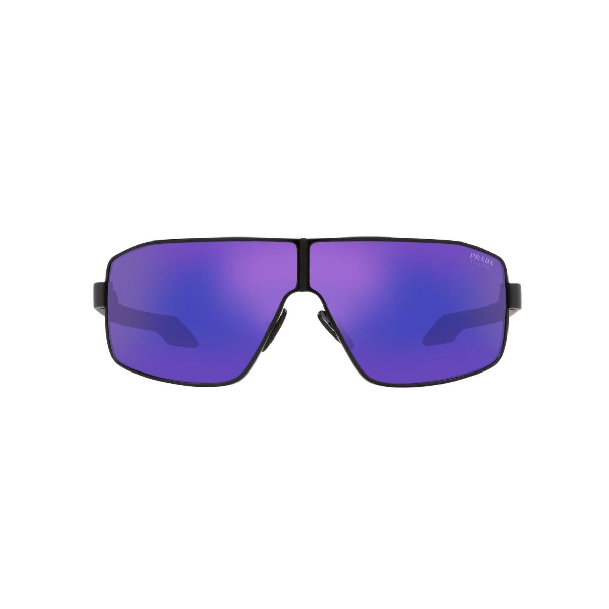 Prada Linea Rossa PS 54YS Matte Black/blue Violet Mirrored 1BO-05U Sunglasses