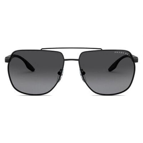 Prada PS 55VS Sunglasses Men Black Geometric 59mm