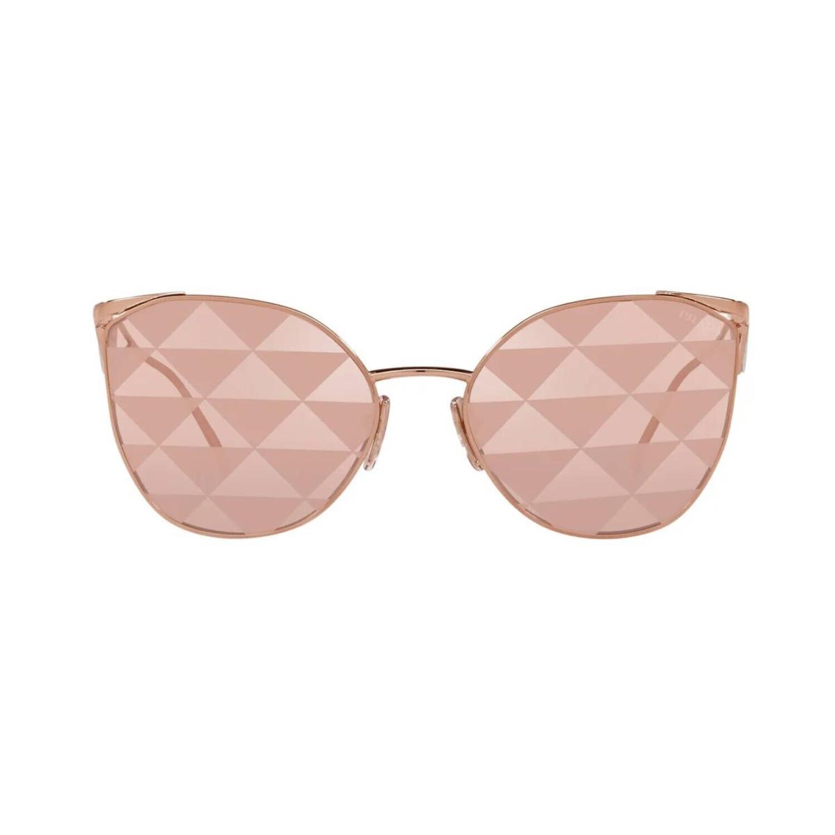 Prada PR 50ZS Pink Gold/pink Tampo with Mirror Triangles SVF-05T Sunglasses