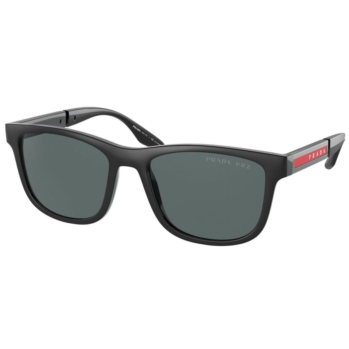 Prada Linea Rossa Sps 04X Matte Black/grey Polarized DG0-02G Sunglasses