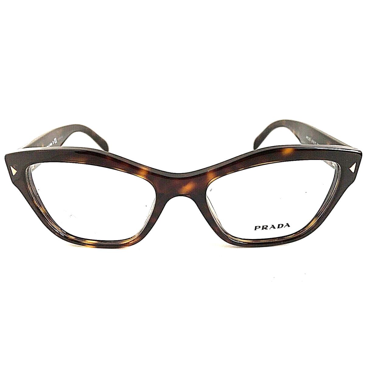 Prada Vpr 2S7 AU2-1O1 51mm Tortoise Cats Eye Women`s Eyeglasses Frame 5