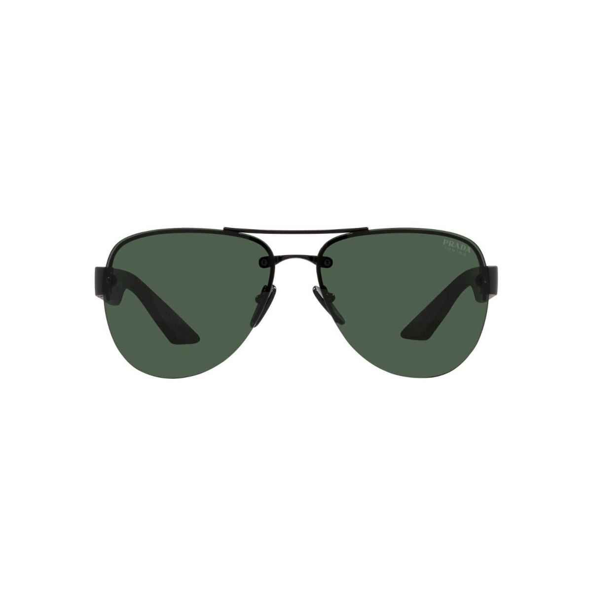 Prada Linea Rossa PS 55YS Matte Black/green 1BO-06U Sunglasses