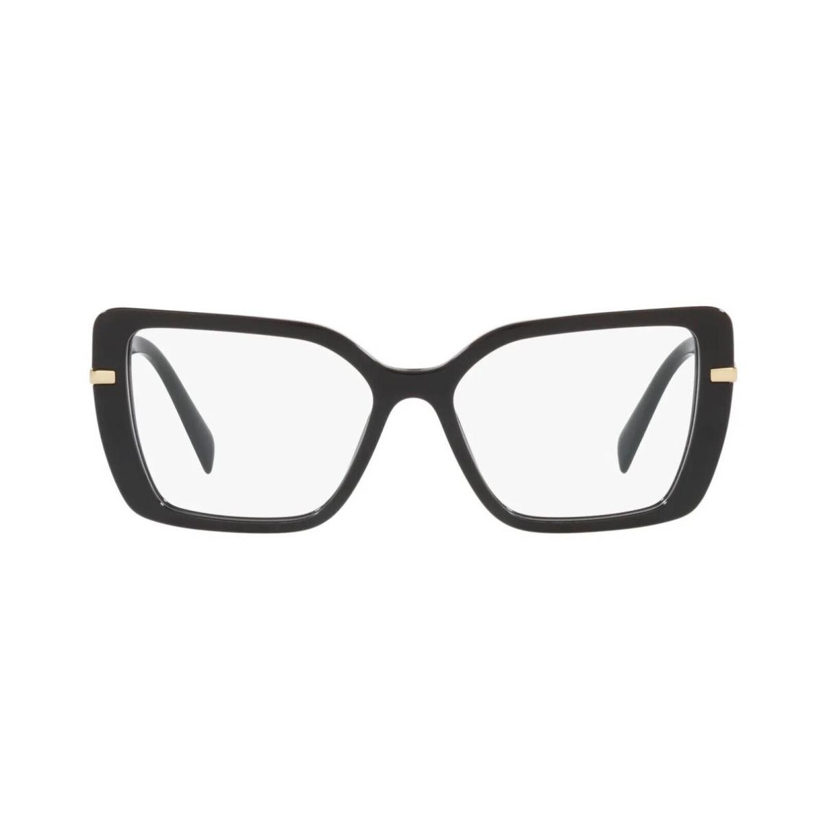 Prada PR 03ZV Black 1AB-1O1 Eyeglasses