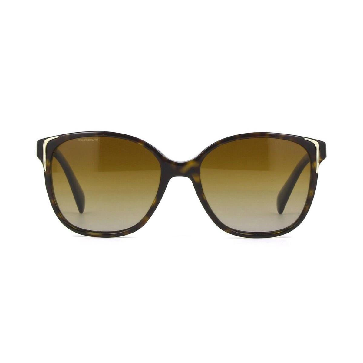 Prada Spr 01OS Havana/brown Shaded Polarized 2AU-6E1 Sunglasses - Frame: Havana, Lens: Brown Shaded Polarized