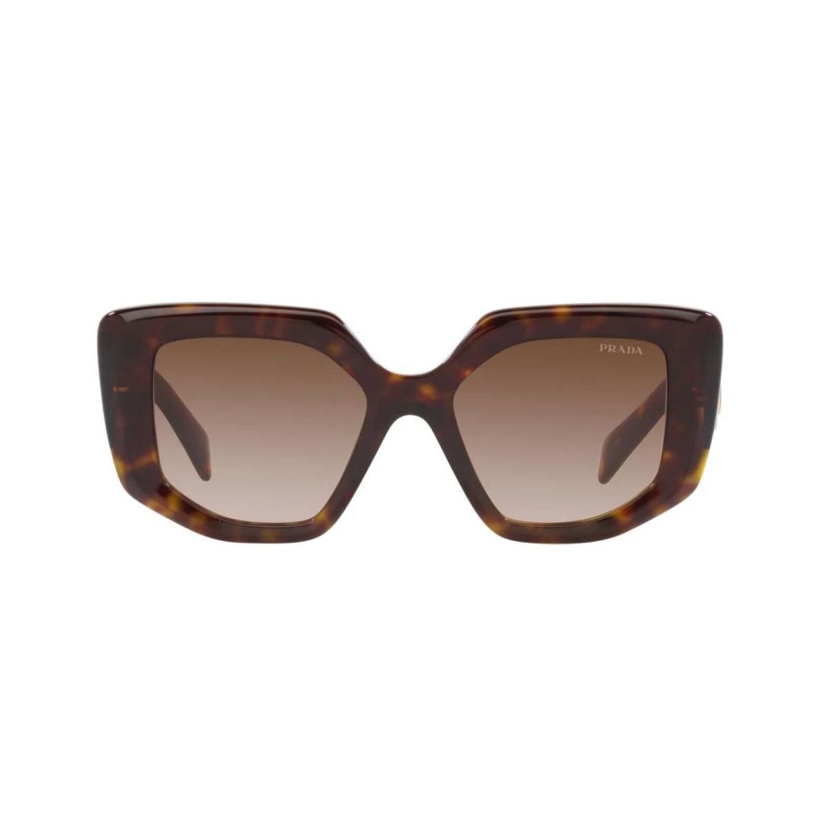 Prada PR 14ZS Tortoise/brown Shaded 2AU-6S1 Sunglasses