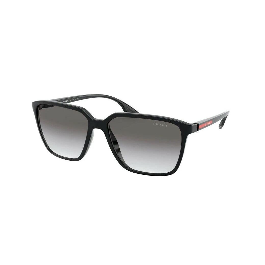 Prada Linea Rossa Sps 06V Black/grey Shaded 1AB-3M1 Sunglasses