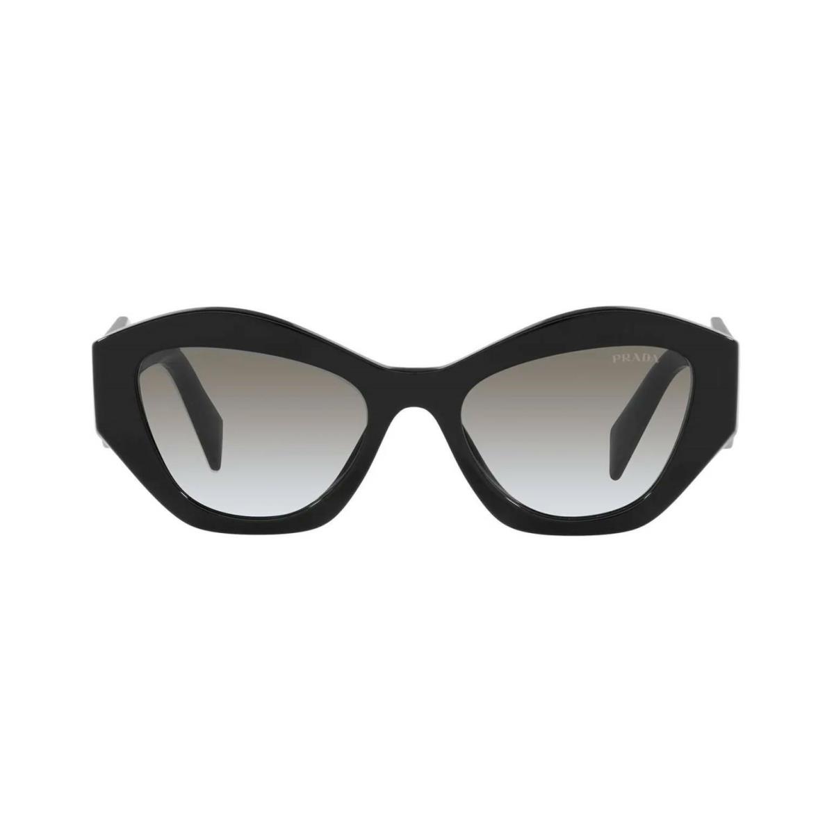 Prada Symbole PR 07YS Black/grey Shaded 1AB-0A7 Sunglasses - Frame: Black, Lens: Grey Shaded