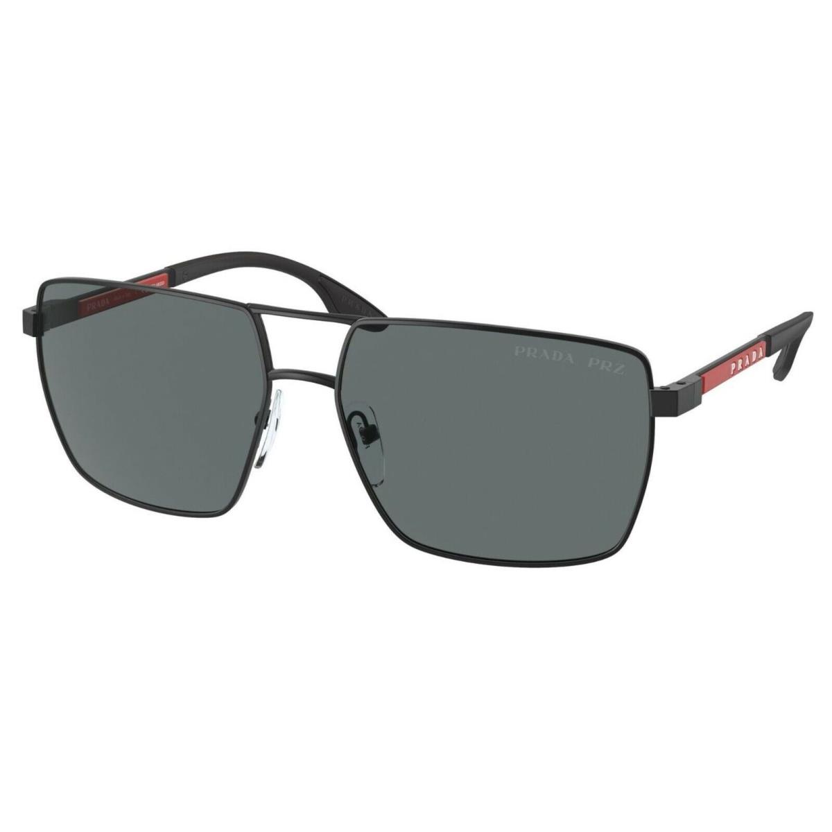 Prada Linea Rossa Sps 50WS Matte Black/grey Polarized DG0-02G Sunglasses