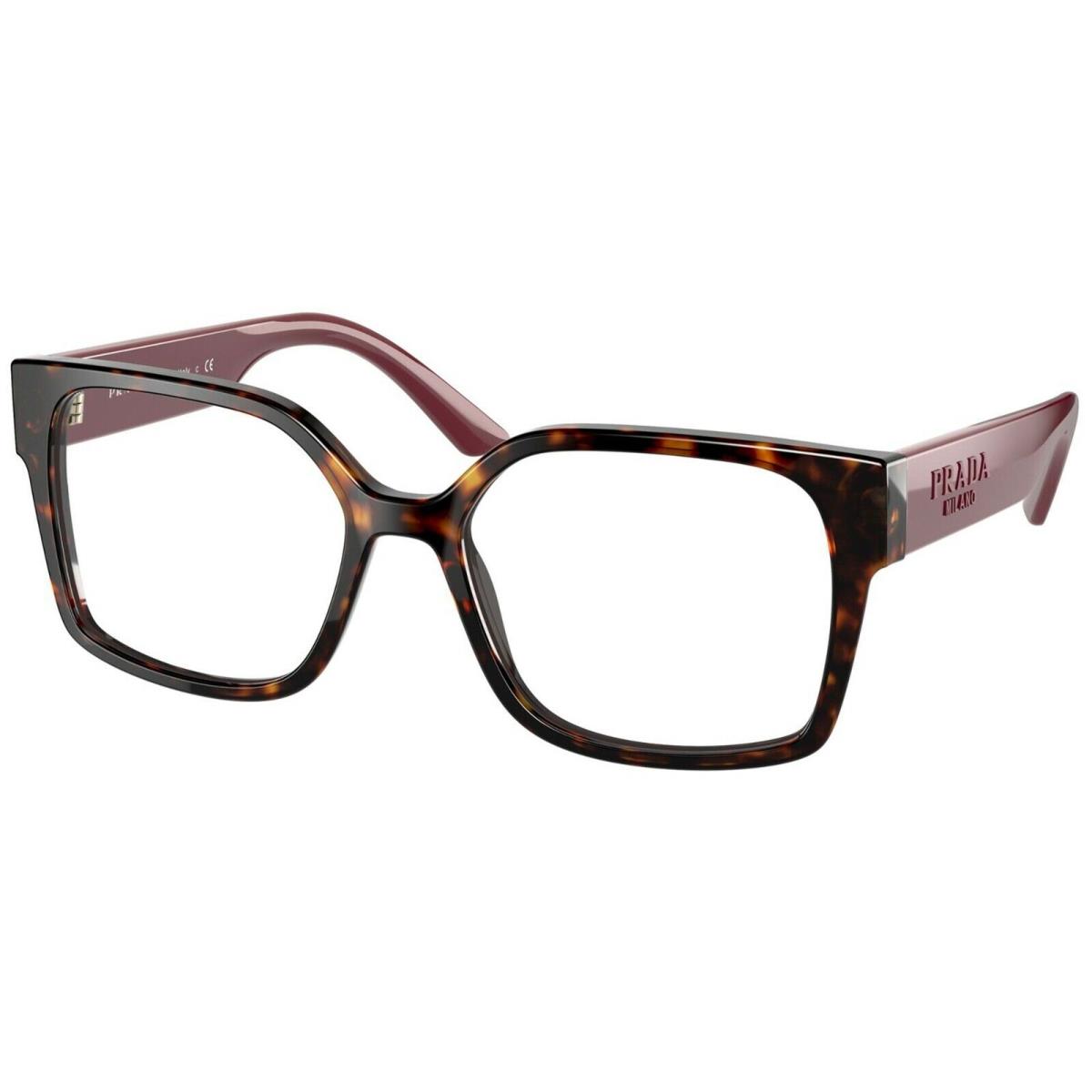 Prada PR 10WV Havana 2AU-1O1 Eyeglasses