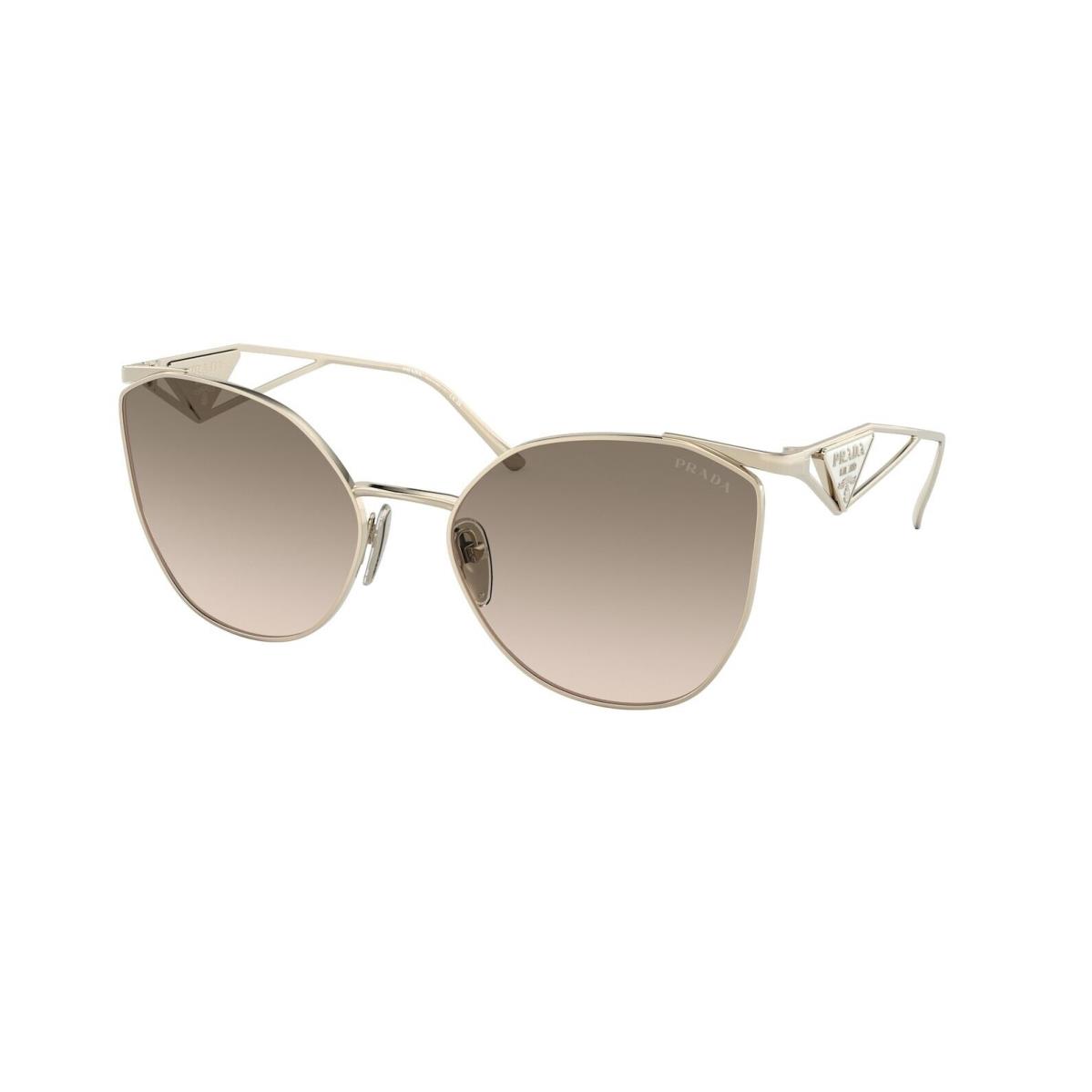 Prada PR 50ZS Light Gold/light Brown Grey Shaded ZVN-3D0 Sunglasses