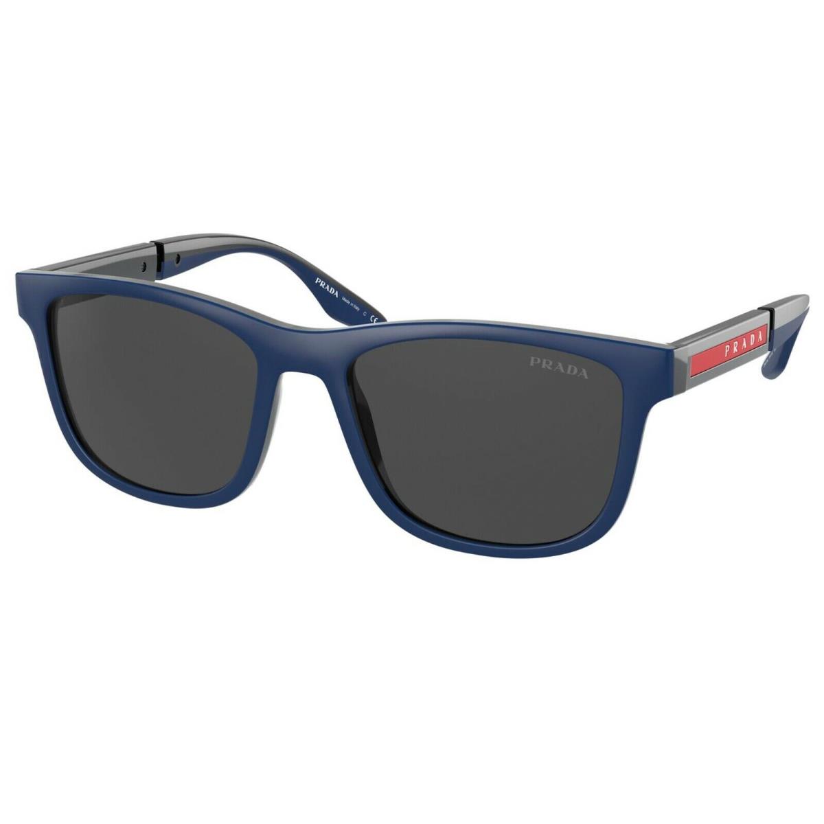 Prada Linea Rossa Sps 04X Navy Rubber/dark Grey 02S-06F Sunglasses