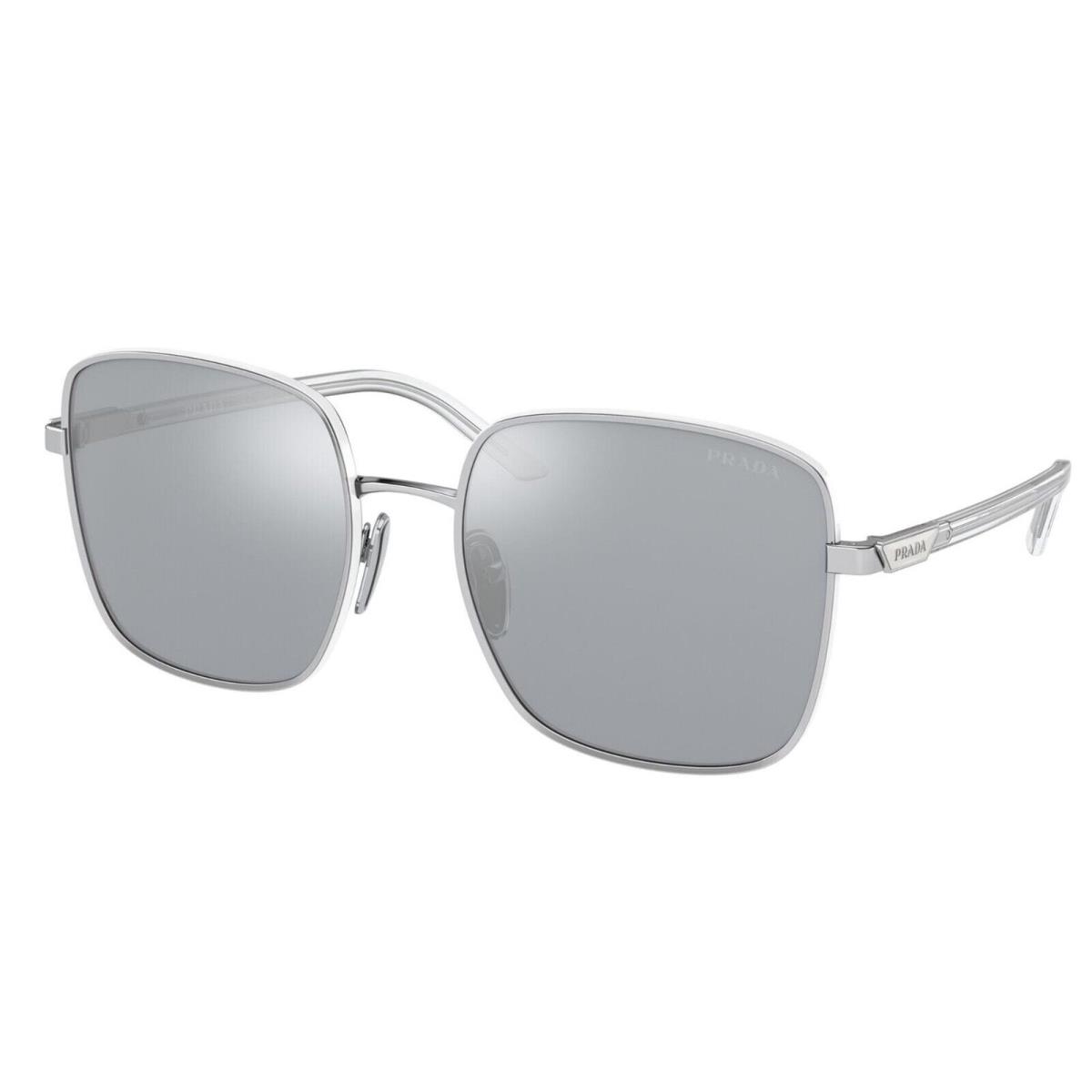 Prada PR 55YS Silver/light Blue Silver Mirrored 1BC02R Sunglasses