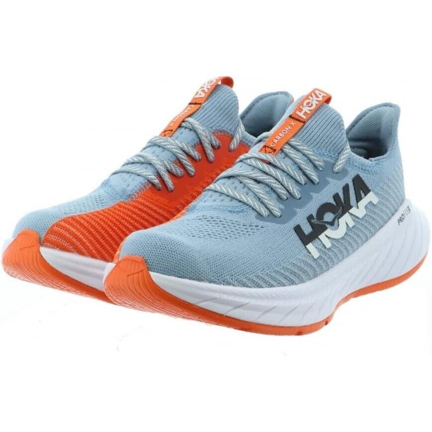 Hoka Carbon X 3 Men`s Racing Running Shoe Mountain Spring / Puffin`s Bill Size`s