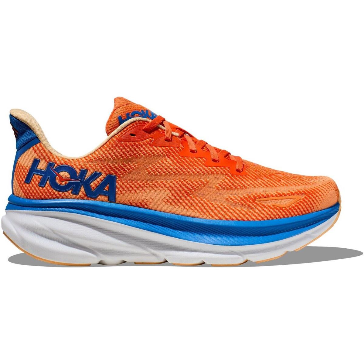 Hoka One One Clifton 9 1127895/VOIM Sneakers Men`s Orange Running Shoes NR7191