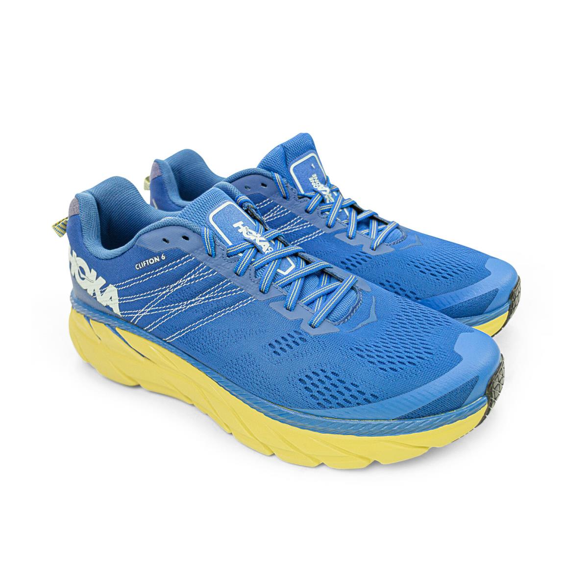 Hoka One One Blue/yellow Clifton 6 Sneaker Size 12