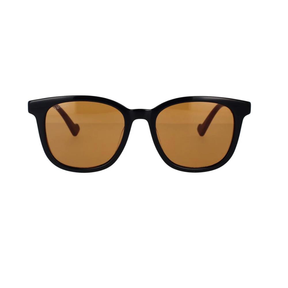 Gucci Women`s GG1001SK-002 Black Brown Frame / Brown Tinted Lens Sunglasses