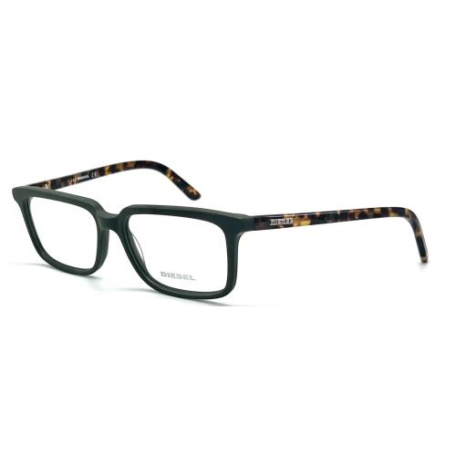 Diesel DL5067 098 Dark Green Eyeglasses 54-15 145 W/case