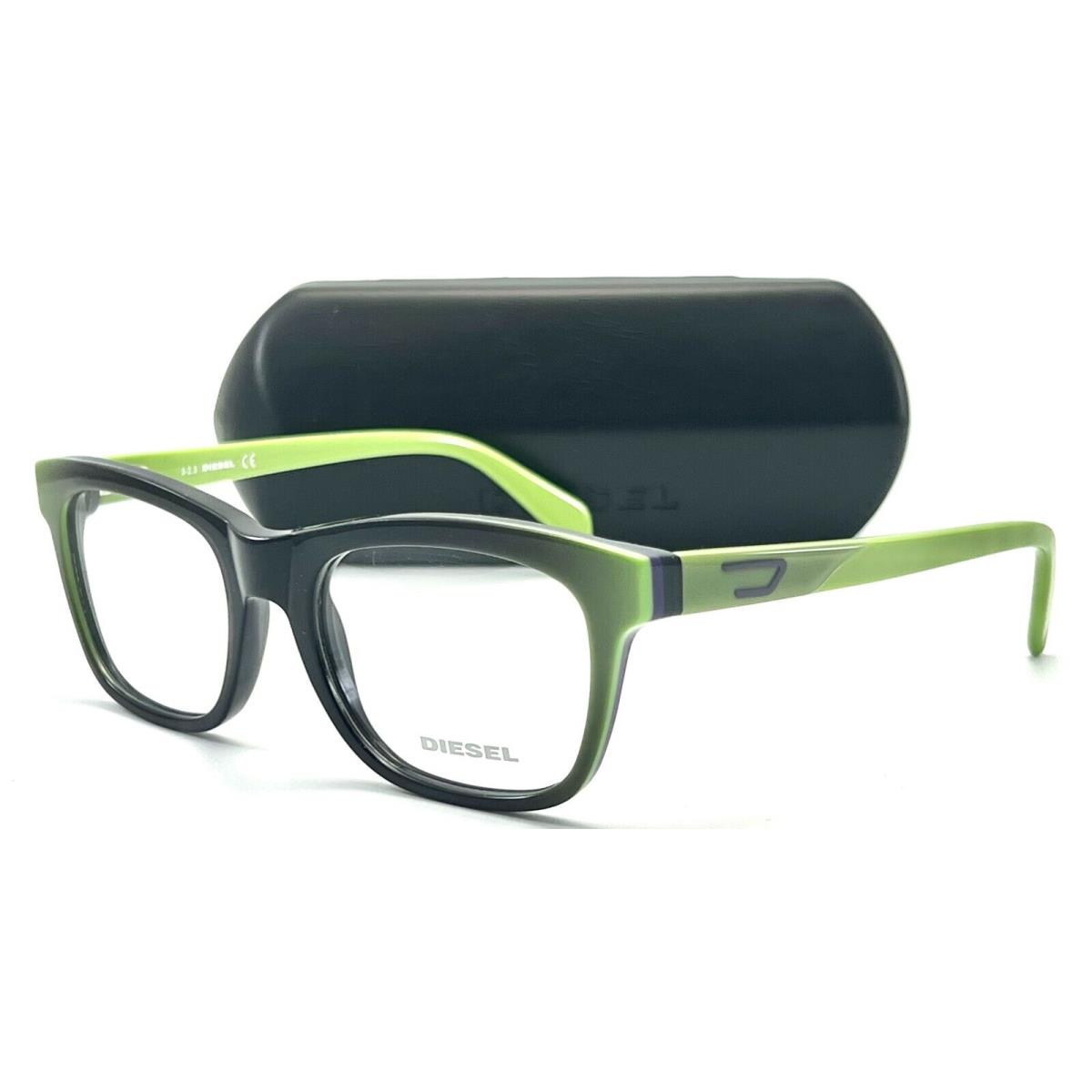 Diesel DL5079 098 Dark Green Eyeglasses 53-19 145 W/case