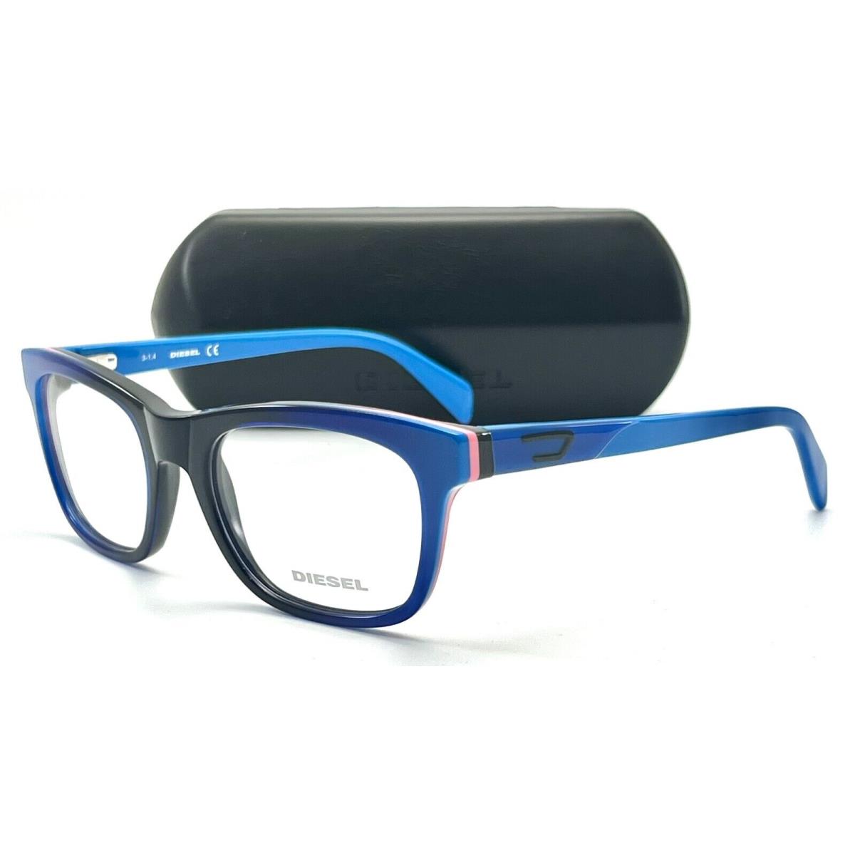 Diesel DL5079 092 Blue Eyeglasses 53-19 145 W/case