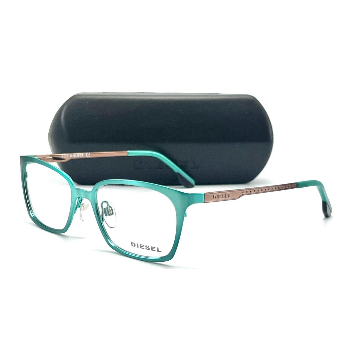 Diesel DL5082 093 Shiny Light Green Eyeglasses 52-17 140 W/case