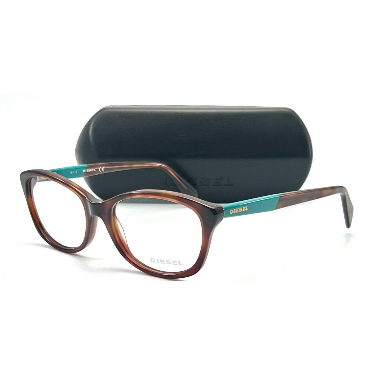 Diesel DL5088 052 Dark Havana Eyeglasses 53-16 140 W/case