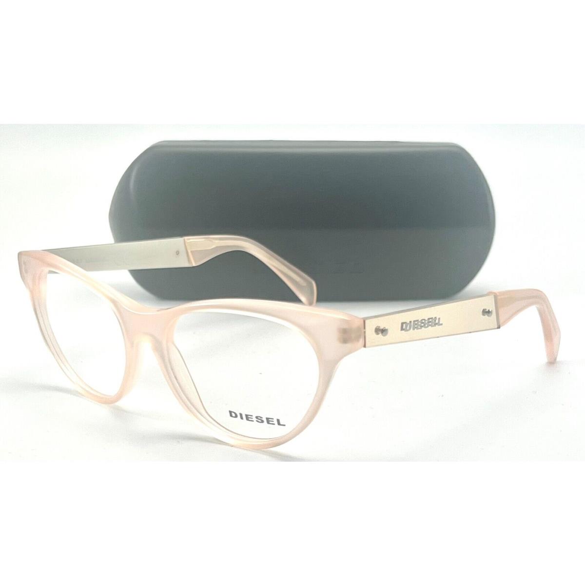 Diesel DL5059 072 Shiny Pink Eyeglasses 52-16 140 W/case