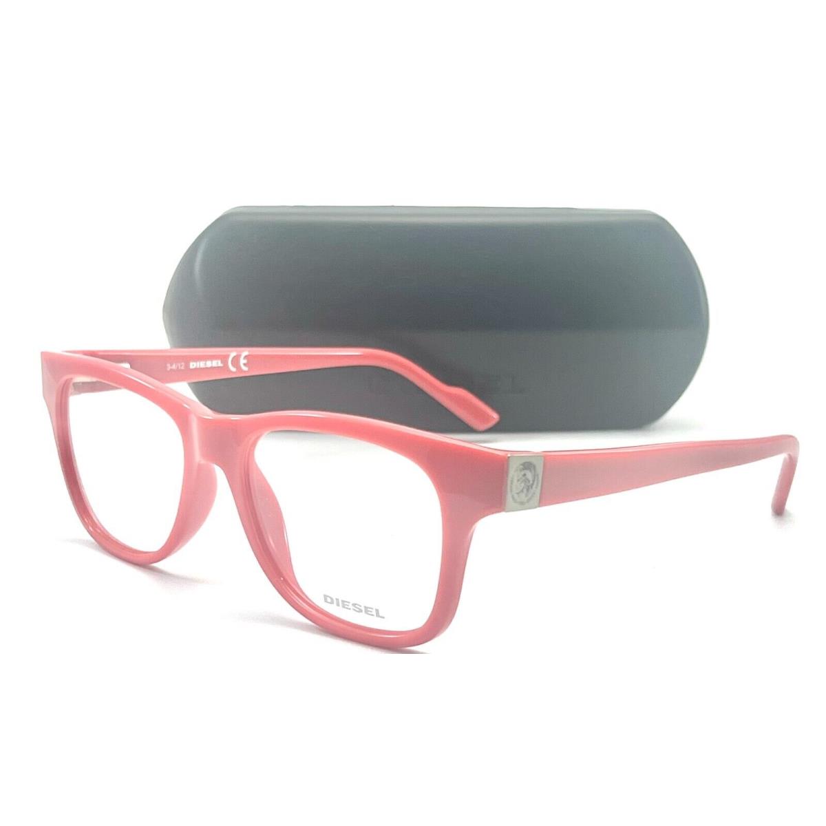 Diesel DL5041 066 Shiny Red Eyeglasses 52-17 140 W/case