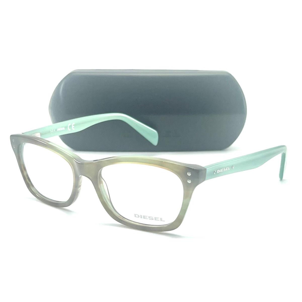 Diesel DL5073 086 Light Blue Eyeglasses 53-17 140 W/case