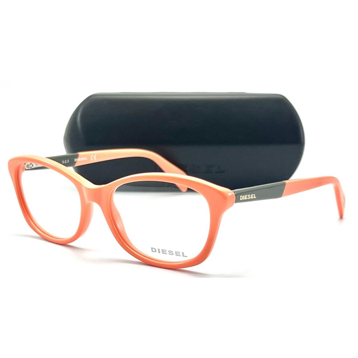 Diesel DL5088 072 Shiny Pink Eyeglasses 53-16 140 W/case