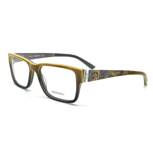 Diesel DL5027 041 Yellow Eyeglasses 55-16 140 W/case