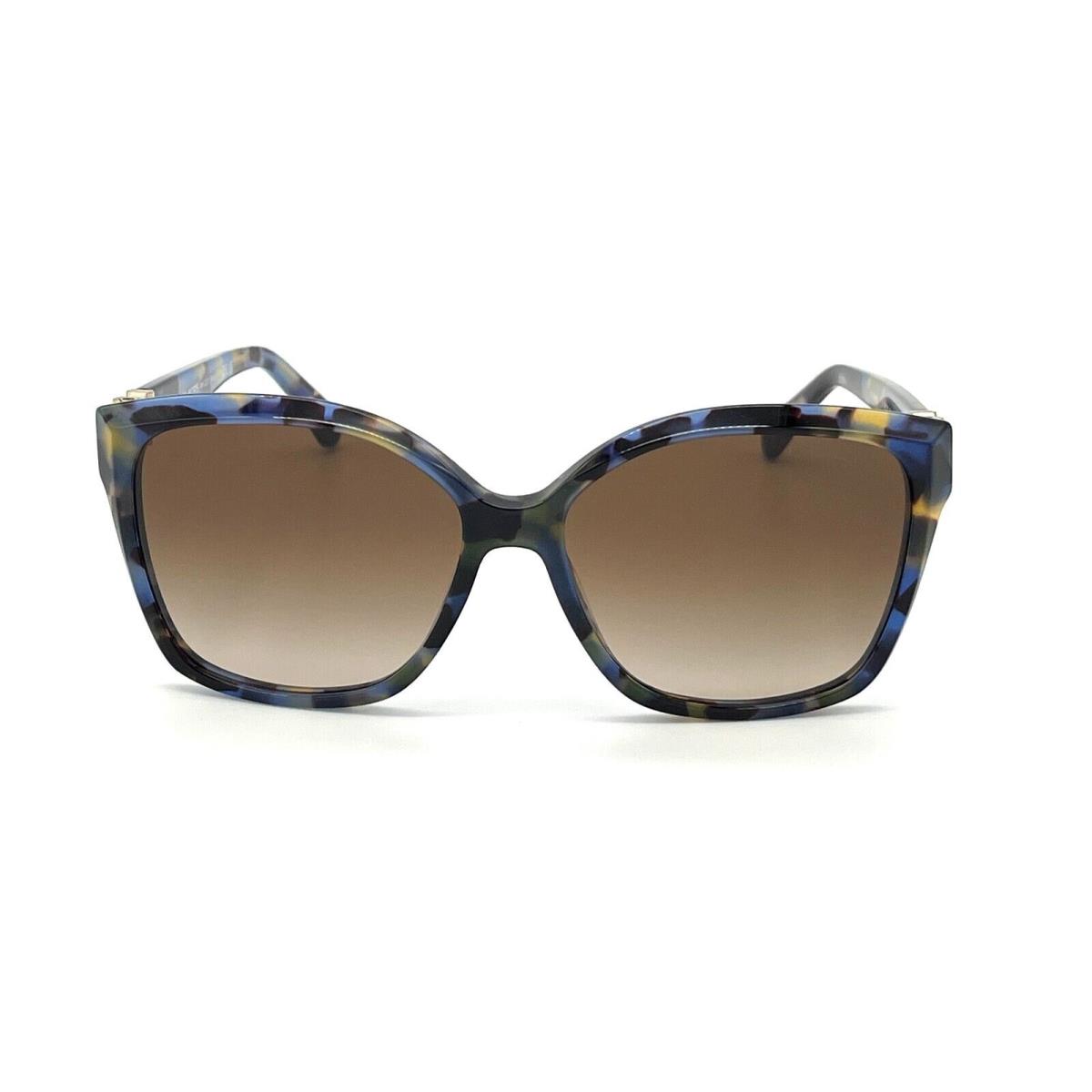 Michael Kors MK2201 395213 Bright Blue Tortoise / Brown Gradient 58mm Sunglass