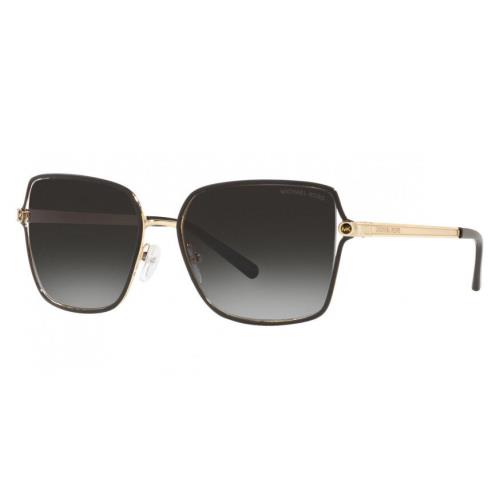 Michael Kors Women`s 56mm Matte Black Sunglasses MK1087-10058G-56