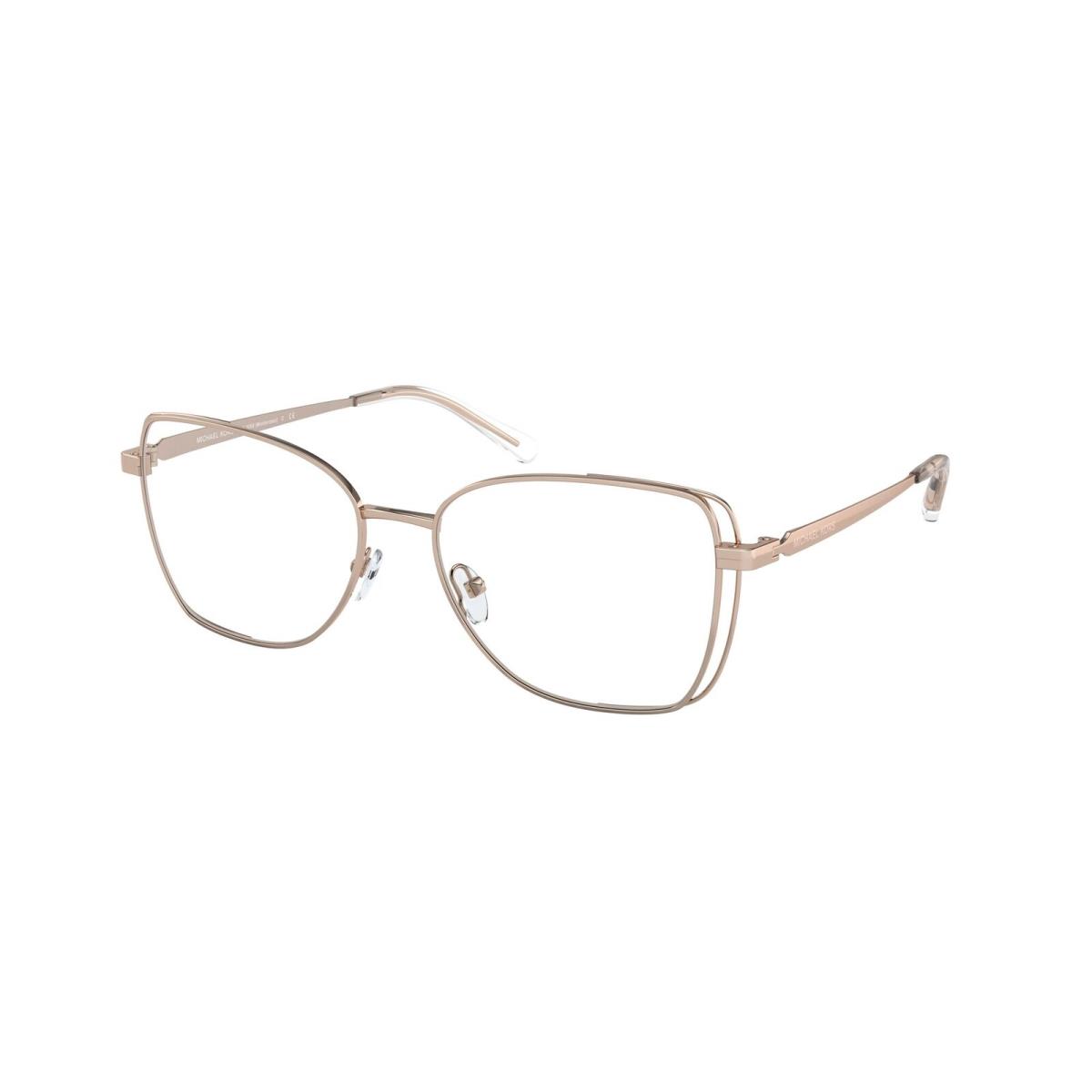 Michael Kors MK3059 1108 Monterosso Rose Gold Demo Lens 54 mm Women`s Eyeglasses