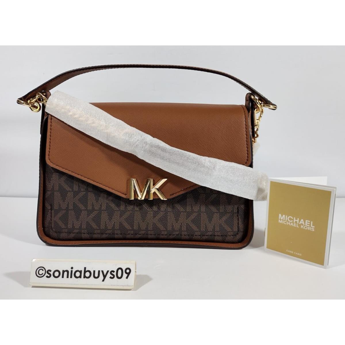 Michael Kors Sylvia Flap Crossbody Handbag 38H3GYLL2B Brown/luggage