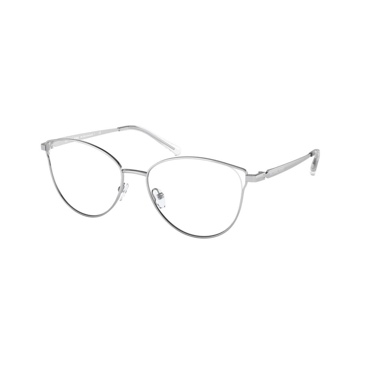 Michael Kors MK3060 1153 Sanremo Silver Demo Lens 52 mm Women`s Eyeglasses