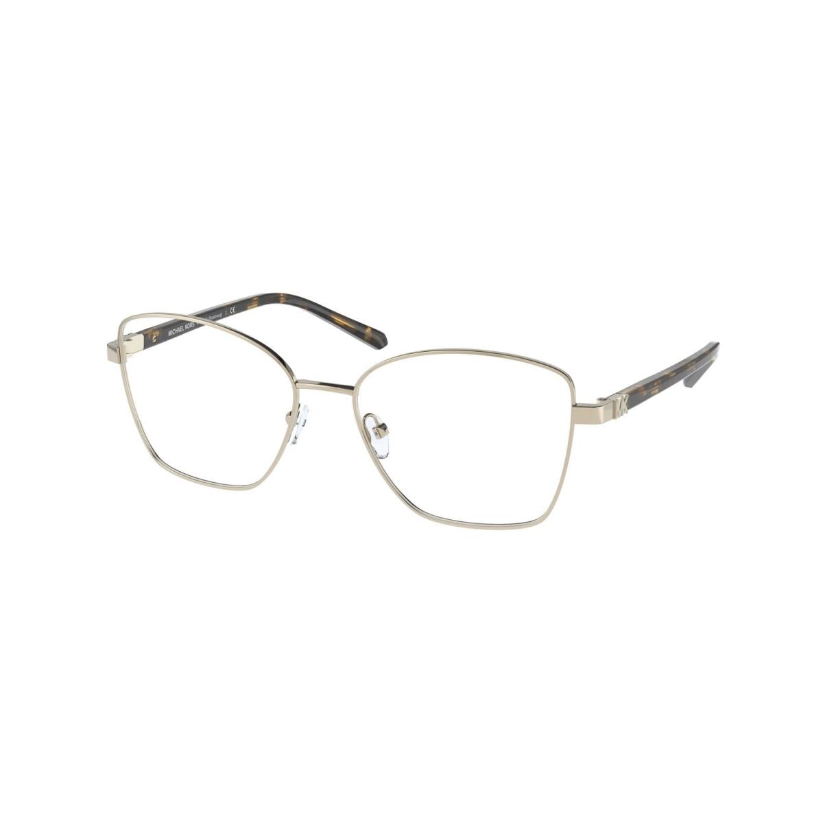 Michael Kors MK3052 1014 Strasbourg Light Gold Demo Lens 54mm Women`s Eyeglasses