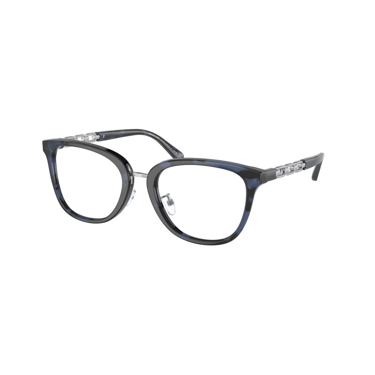 Michael Kors MK4099 3333 Innsbruck Blue Tortoise 52 mm Women`s Eyeglasses