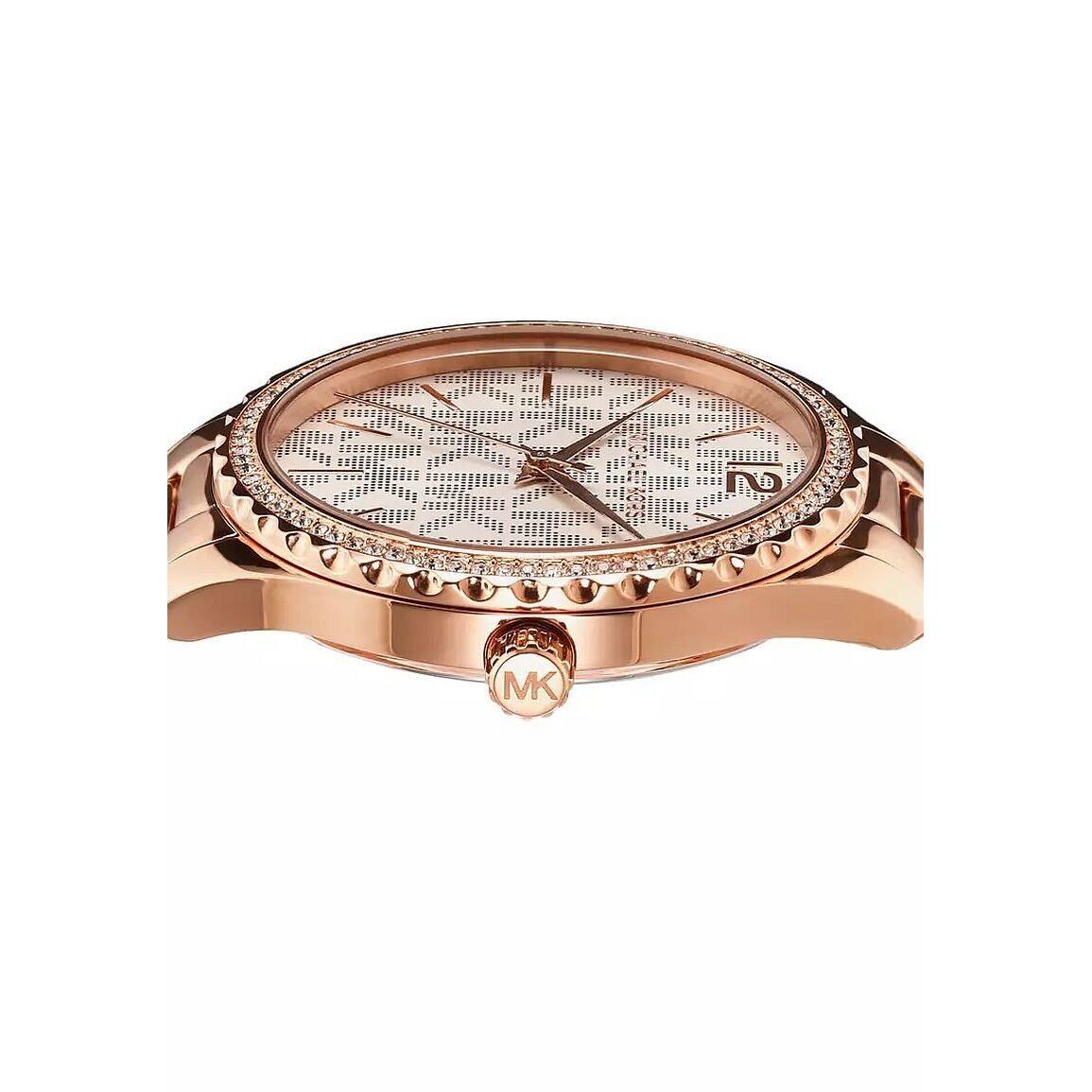 Michael Kors Layton Women`s Rose Gold Stainless Steel Watch MK7297