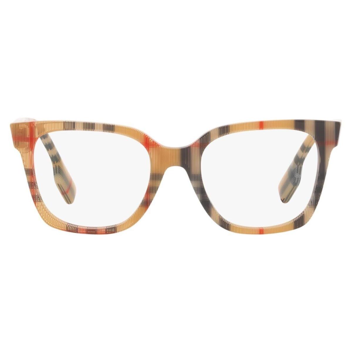 Burberry Eyeglasses BE2347F 3944 52 Vintage Check / Demo Lens