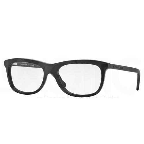 Burberry Eyeglasses BE2163 3464 55 Plastic Black / Demo Lens Optical Frame