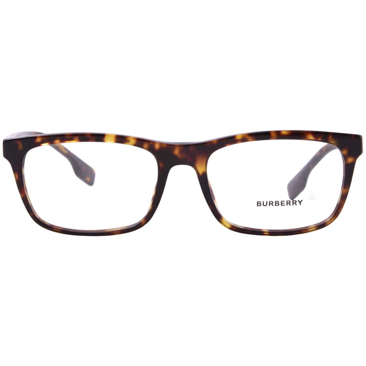 Burberry Elm BE2334F 3002 Eyeglasses Frame Men`s Dark Havana Full Rim 57mm